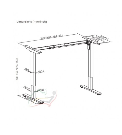 Ergosmart Electric Desk Prime стол с электроприводом