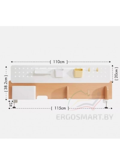 Ergosmart Wooden Space настольная полка