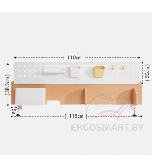 Ergosmart Wooden Space настольная полка