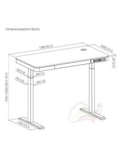 Ergosmart Charged desk стол с электроприводом