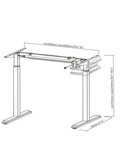 Ergosmart Electric Desk стол с электроприводом
