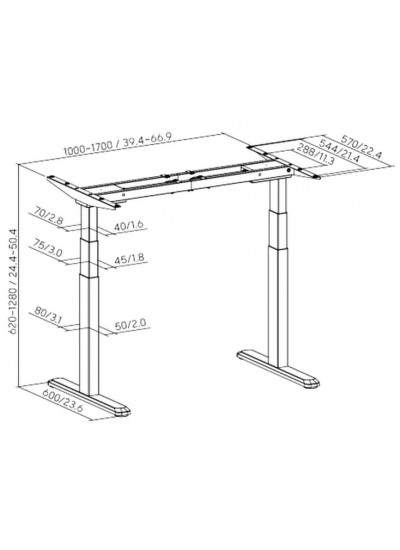 Ergosmart Ergo Desk Prime стол двухмоторный